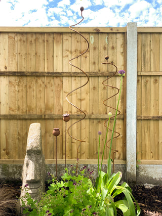 Decorative Metal Garden Stakes