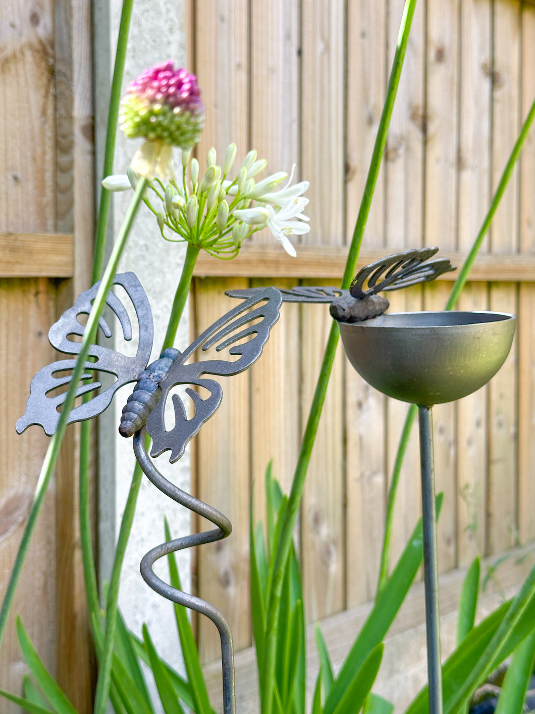 Butterfly Rain Catcher + Butterfly Garden Stake