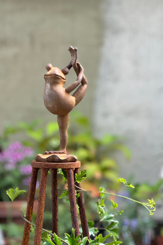 Yoga Frog Garden Obelisk – Solid Steel Plant Support