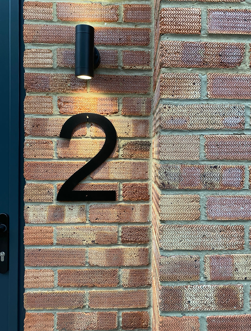 oversized custom steel house numbers