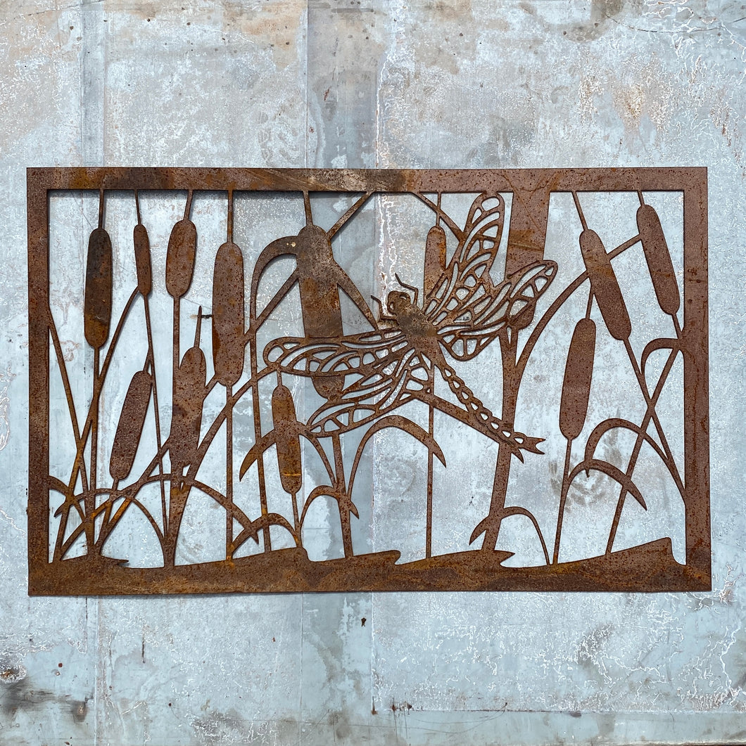 Dragonfly Garden Art / Privacy Panel